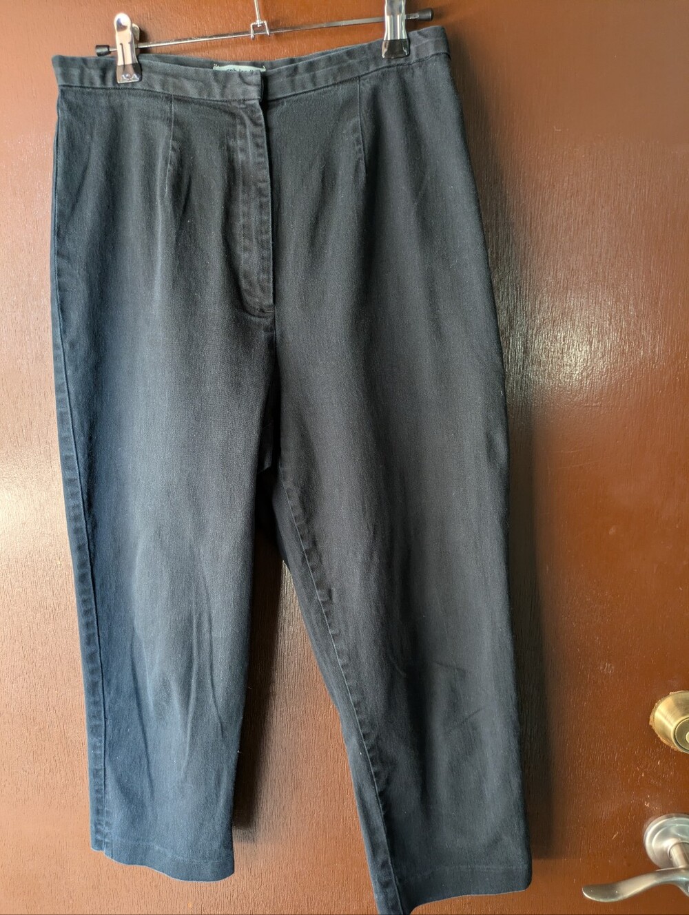 Marsh Landing Stretch Black Jean Capris Size 8